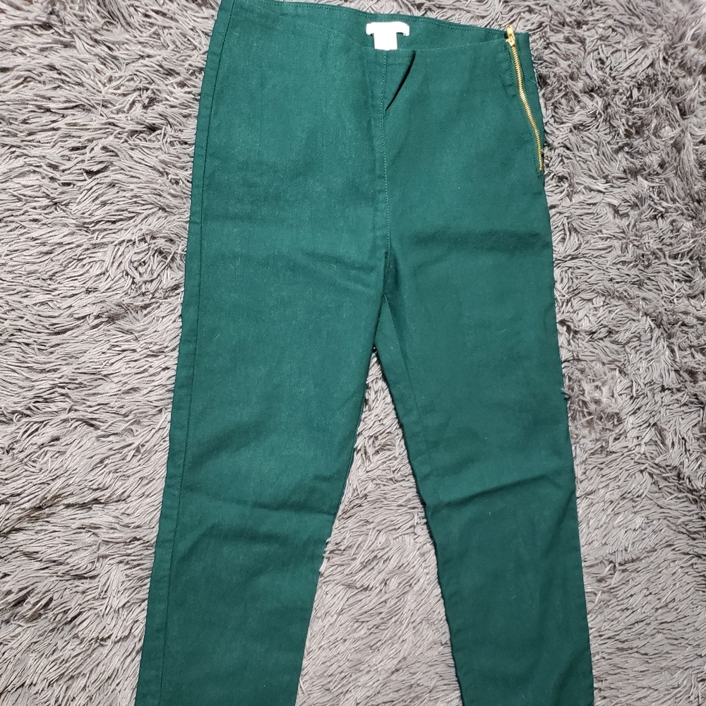 High waisted, ankle skinny pants